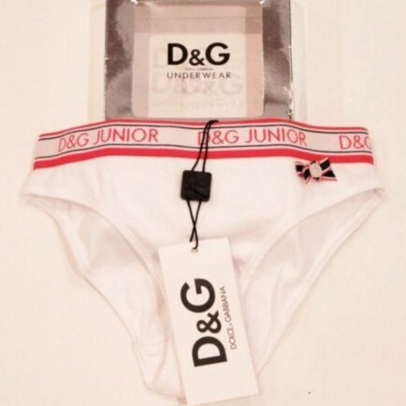 DOLCE & GABBANA Junior Underwear RED Logo D&G Baby